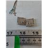 Image 3 : (5) Pairs of Earrings, (1) Necklace Pendant All Metal
