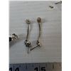 Image 6 : (5) Pairs of Earrings, (1) Necklace Pendant All Metal