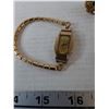Image 2 : Small Jeffrey Watch Untested, (2) Globe Earrings, (1) Charm Wristband, Circular Jeweled Bauble