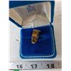 Image 5 : Metal Size 5 Ring in Blue Birks Box
