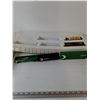 Image 5 : Toy Miniature Train and Train Car Set with Box of Tracks, Untested As-Is