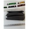 Image 6 : Toy Miniature Train and Train Car Set with Box of Tracks, Untested As-Is