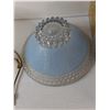 Image 7 : (2) Glass Hanging Light Covers, Mounting Supplies and Box