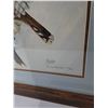 Image 2 : Painting Print "Approaching Storm" of Sparrow Hawk by Paulette Sapergia 21 1/4" x 25 1/4"
