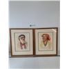 Image 1 : (2) Painting Prints, Elderly Man & Woman Gainsborough Galleries, 16 1/4" x 19 3/4"