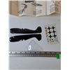 Image 3 : Focke-Wulf 190 War Plane Scale Model with Instructions, Stickers As-Is