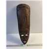 Image 1 : Elongated Hand-Carved Wooden Tribal Wall Mask-24" Long