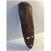 Image 2 : Elongated Hand-Carved Wooden Tribal Wall Mask-24" Long