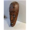 Image 2 : Hand-Carved Wooden Tribal Face Mask-20" long