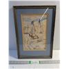 Image 1 : Framed Vintage Landscape Artwork-12"x16.5"