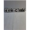 Image 2 : (1) German License Plate with German Eagle Emblem