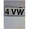 Image 3 : (1) German License Plate with German Eagle Emblem