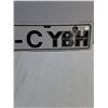 Image 4 : (1) German License Plate with German Eagle Emblem