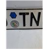 Image 4 : German Euro-Style License Plate with EU Blue Strip