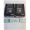 Image 1 : (2) Zippo Black Leather Lighter Pouch with Belt Loop (NIB)