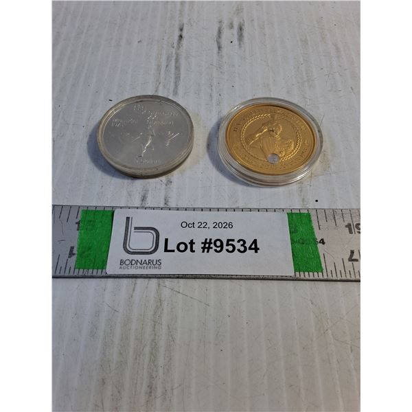 Canadian 5 Dollar Coin from 1976 Montreal Olympics,Queen Elizabeth II Proof Coin