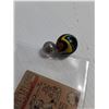 Image 6 : 1958 Topps #326 Bob Miller Card,(2) Antique Glass Marbles