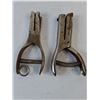 Image 2 : (2) Vintage Transit Ticket Punchers-One Includes Leather Holster