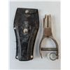 Image 4 : (2) Vintage Transit Ticket Punchers-One Includes Leather Holster