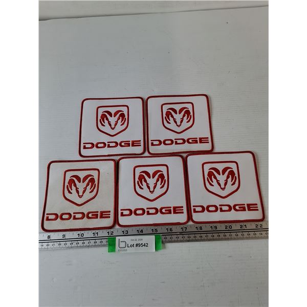 (5) Dodge Patches
