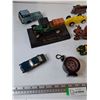 Image 3 : Assorted Scale Model Toy Cars and Trucks by Corgi, Matchbox, Mattel, Dinky Toys, Model TT Statue