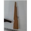 Image 2 : (2) Handmade Wooden Toy Guns Cannot Fire As-Is