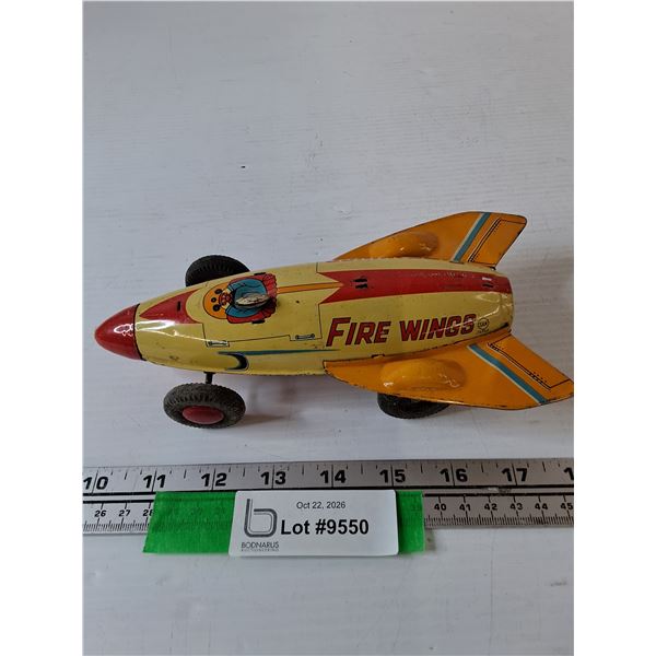 Fire Wings Metal Toy Rocket Car
