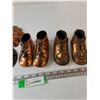 Image 4 : (2) Pairs of Copper Plated Baby Shows, Montreal Ashtray and Ashtray Stand