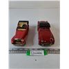 Image 1 : (2) Toy Cars, Triumph TRS and 1920's Car, Both As-Is