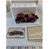 Image 14 : (3) Scale Model Chevys, 1915 Five Passenger, Delivery Sedan, Sports Cabriolet, with Certificates NIB