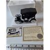 Image 3 : (3) Scale Model Chevys, 1915 Five Passenger, Delivery Sedan, Sports Cabriolet, with Certificates NIB