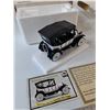 Image 5 : (3) Scale Model Chevys, 1915 Five Passenger, Delivery Sedan, Sports Cabriolet, with Certificates NIB