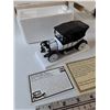 Image 6 : (3) Scale Model Chevys, 1915 Five Passenger, Delivery Sedan, Sports Cabriolet, with Certificates NIB