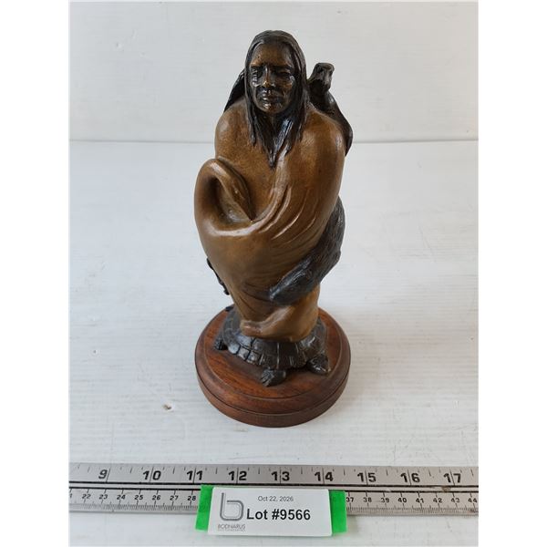 8  Tall Pinay Indigenous First Nations Art Sculpture