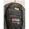 Image 2 : Adult Size XL Sealed Power 50th Anniversary NHRA Black Leather Jacket