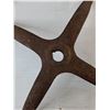 Image 5 : Early 20th Century Steering Wheel With Large Crack As-Is