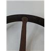 Image 7 : Early 20th Century Steering Wheel With Large Crack As-Is