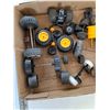 Image 10 : Archboard Clipboard and Tractor Toy, Assorted Toy Wheels and Tires All As-Is