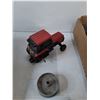 Image 8 : Archboard Clipboard and Tractor Toy, Assorted Toy Wheels and Tires All As-Is