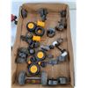 Image 9 : Archboard Clipboard and Tractor Toy, Assorted Toy Wheels and Tires All As-Is