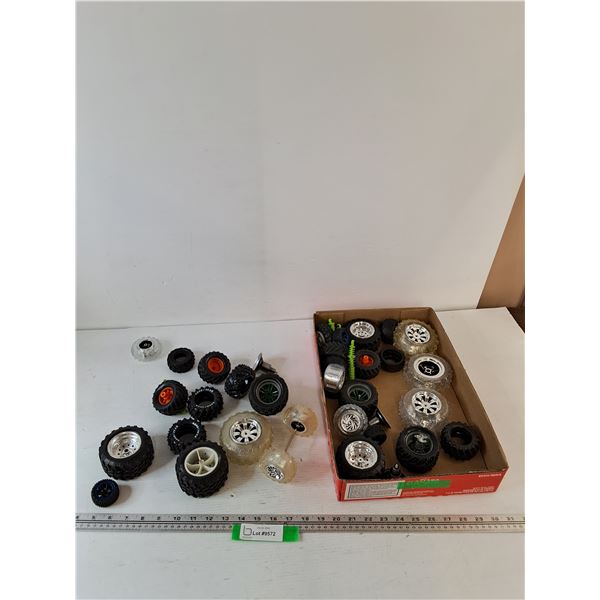 Assorted Toy Wheels and Tires All As-Is