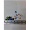 Image 2 : Mason Jar with Marbles and Flat Glass Pieces