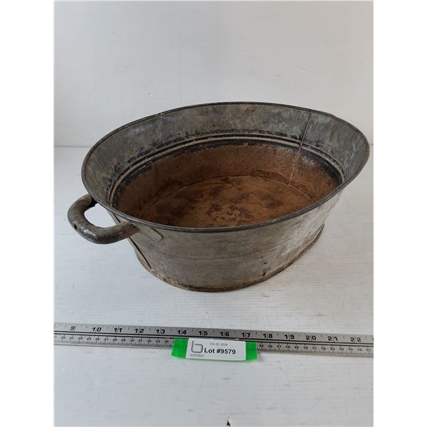 Metal Washbasin As-Is, Pickup Only