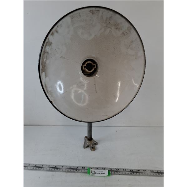Metal Enameled Bracket Light Fixture Untested As-Is