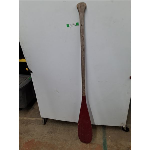 63 1/2  Wooden Oar with Crack As-Is, Pickup Only