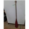 Image 1 : 63 1/2" Wooden Oar with Crack As-Is, Pickup Only