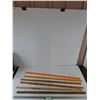 Image 1 : (6) Wooden Metre Stick Yardsticks up to 36" Metal Stick Not Included, Pickup Preferred