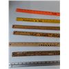 Image 2 : (6) Wooden Metre Stick Yardsticks up to 36" Metal Stick Not Included, Pickup Preferred