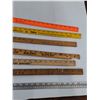 Image 4 : (6) Wooden Metre Stick Yardsticks up to 36" Metal Stick Not Included, Pickup Preferred
