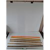 Image 5 : (6) Wooden Metre Stick Yardsticks up to 36" Metal Stick Not Included, Pickup Preferred
